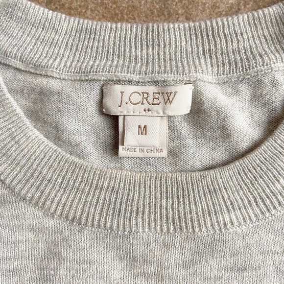 J. Crew Sweater - GUC Gray 3 Button on Shoulder - Picture 5 of 11